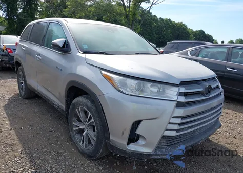2019 Toyota Highlander Hybrid Le из США, поврежденный, VIN 5TDBGRFH8KS057049
